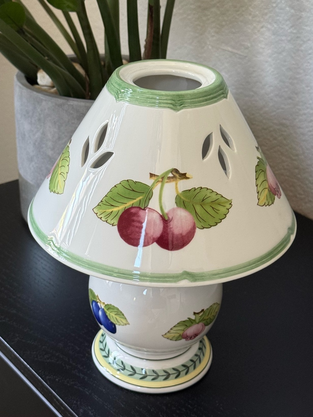 VILLEROY & BOCH French Garden FLEURENCE LAMP Candle Holder Tea Light with Votive
